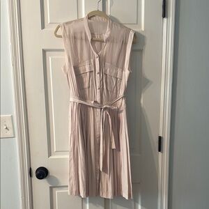 Anthropologie Elegant Sleeveless Pink Dress